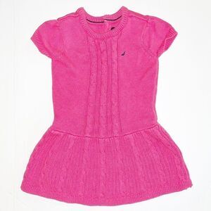 Toddler Nautica Pink Sweater dress